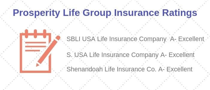 Prosperity Life Insurance ratings
