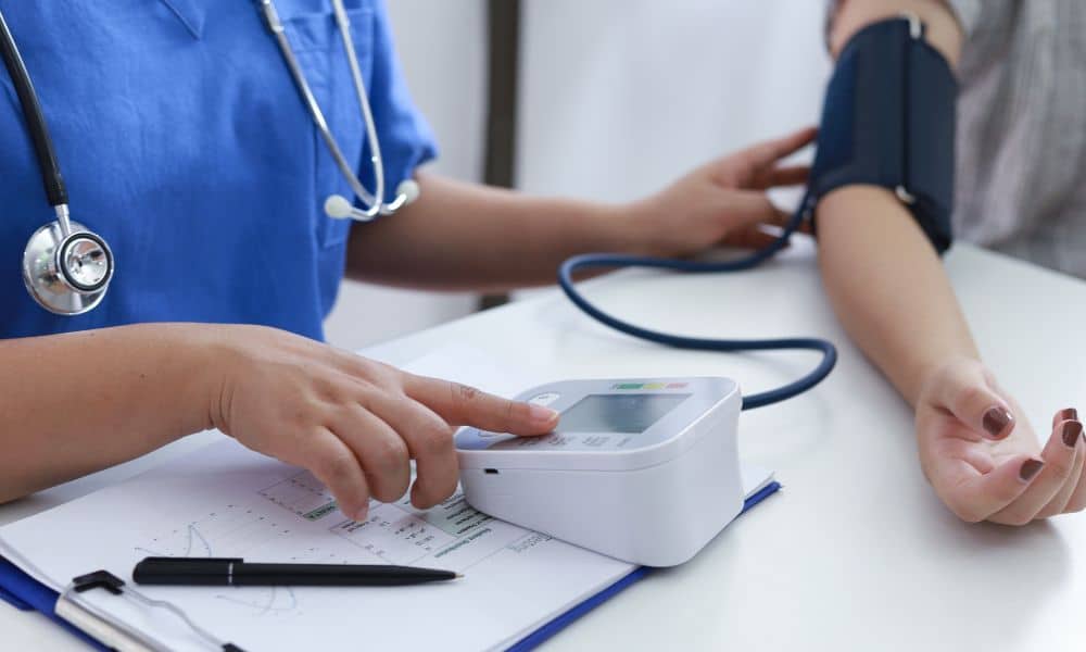 blood pressure test